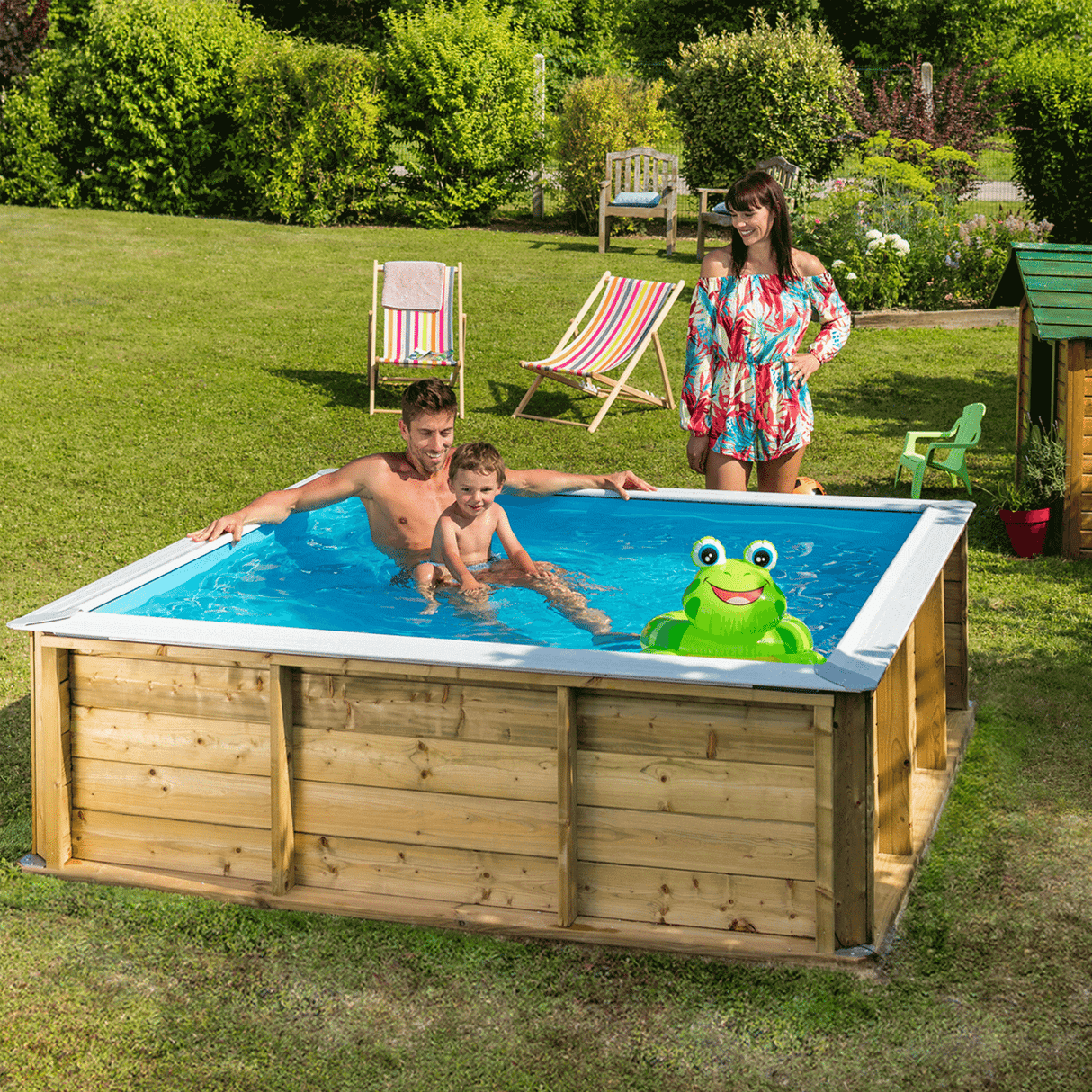Piscina de madera Pistoche