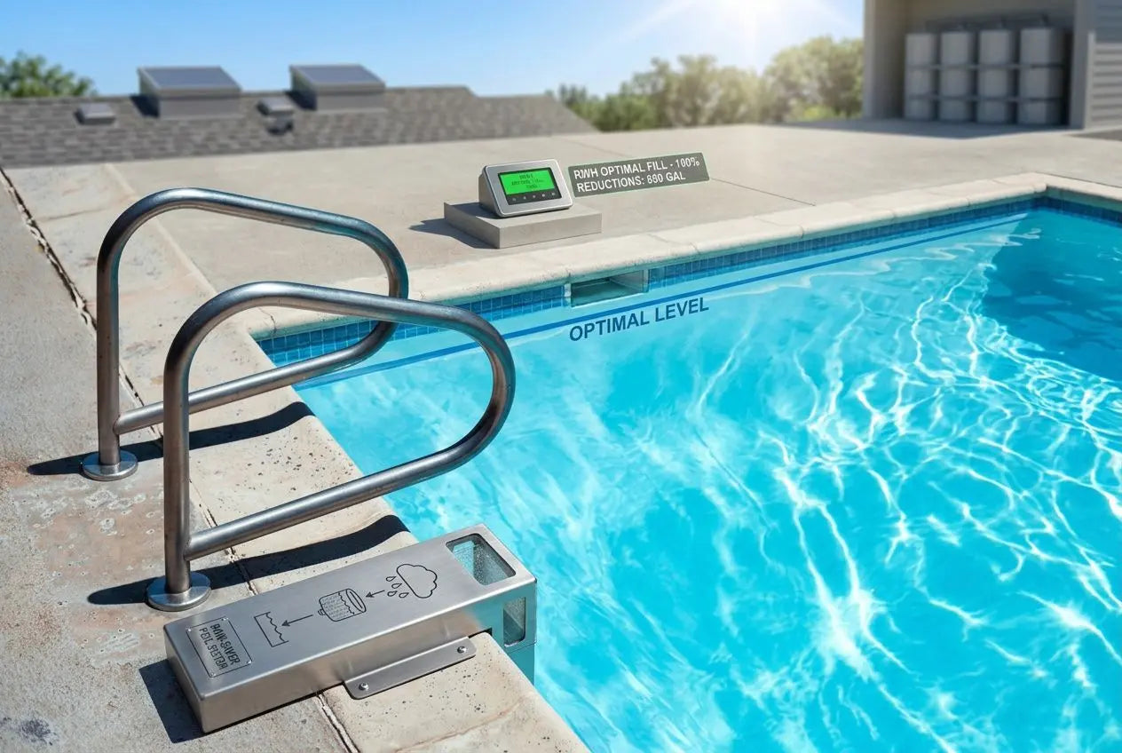 Aguas pluviales en piscinas: sistemas de recogida y drenaje