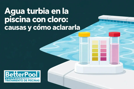 Agua turbia en la piscina con cloro: causas y cómo aclararla