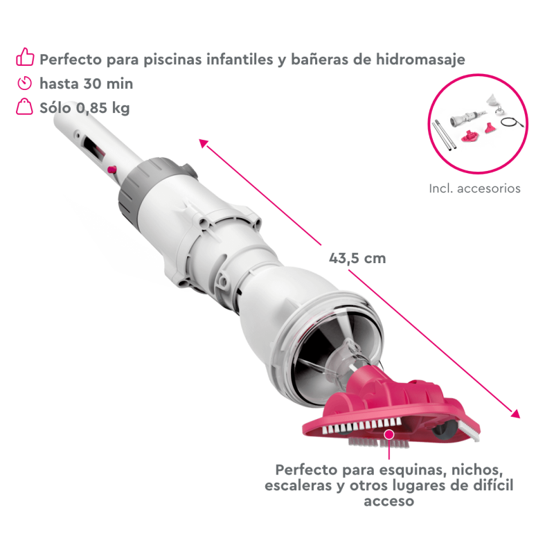 BWT BC - BC02 Aspirador de piscina recargable