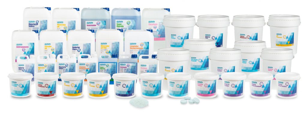 Productos para la limpieza de piscias y spas